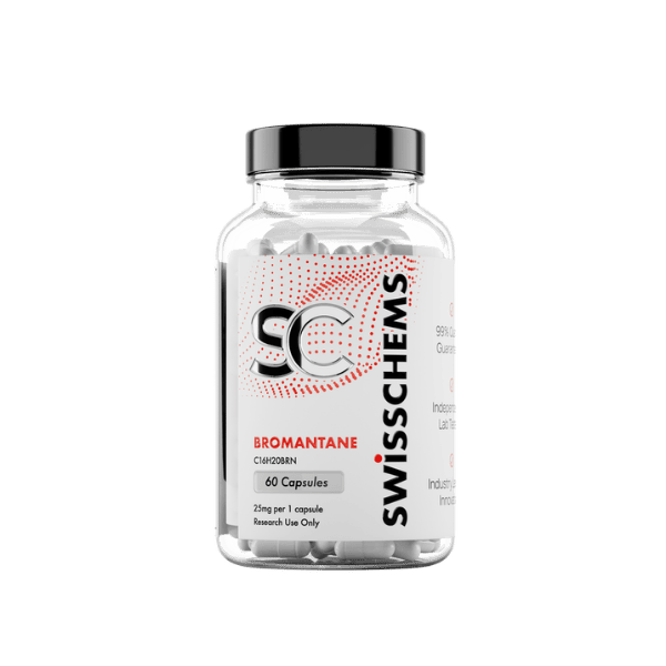 Bromantane (25mg/capsule), 60 Capsules
